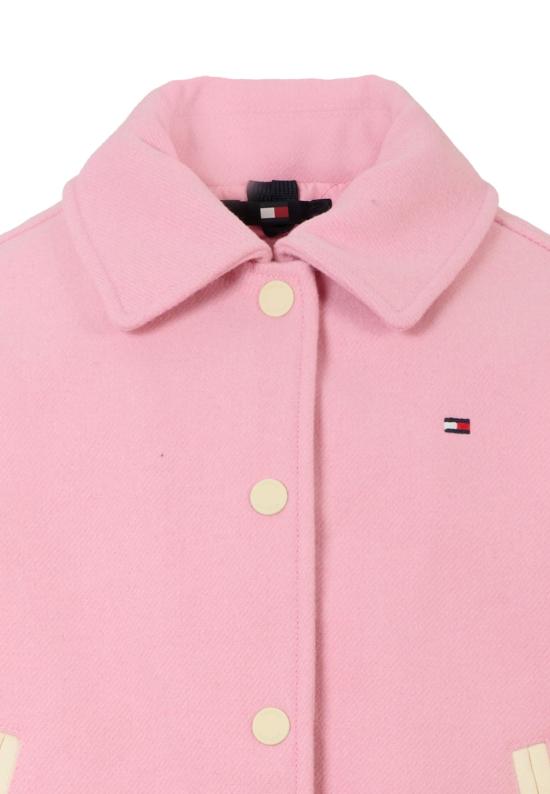 25SS [키즈] 타미힐피거 봄버 자켓 KG0KG08316 TPF PINK - TOMMY HILFIGER