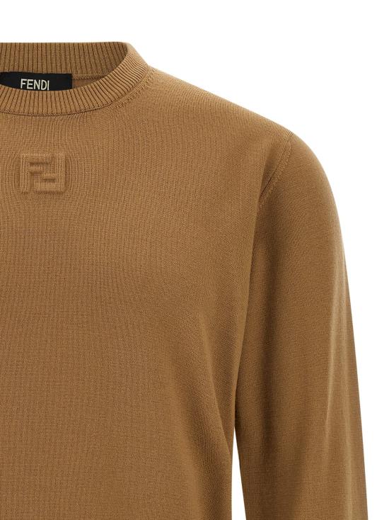 25FW 펜디 FF 로고 엠보스드 울 스웨터 FZX091ASH3F0QU5 - FENDI