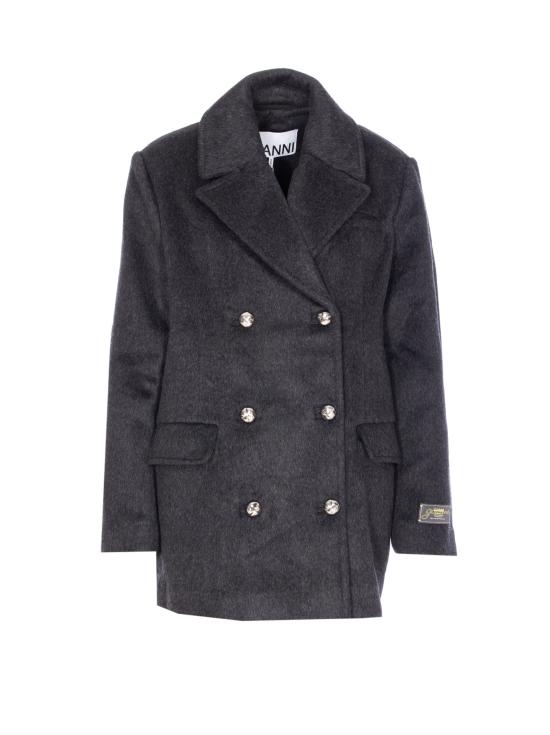 25FW 가니 코트 W0567 252 Grey