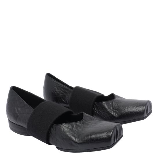 25FW 우마 왕 플랫 슈즈 US9028 UW900 Black - UMA WANG