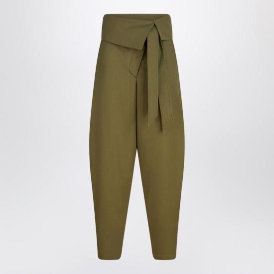 25FW 디 아티코 스트레이트 팬츠 251WCP00272WWW065A 081 GREEN