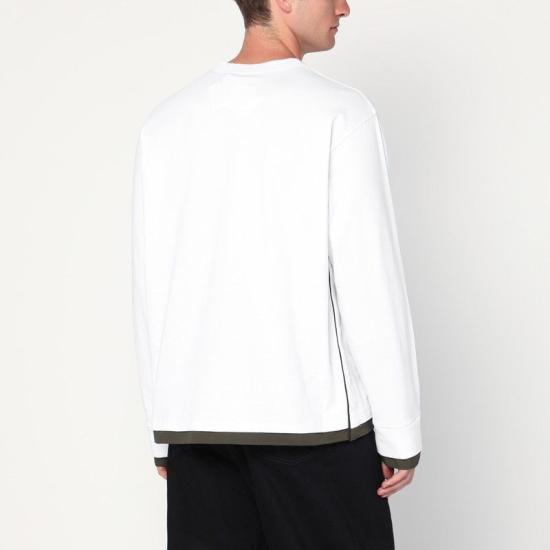 25FW 사카이 긴팔 티셔츠 2503795MCO 101 WHITE - SACAI