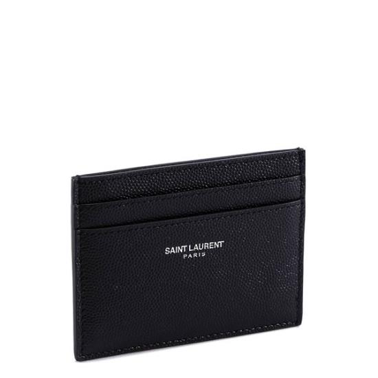 25FW 생로랑 카드지갑 375946BTY0N 1000 BLACK - SAINT LAURENT