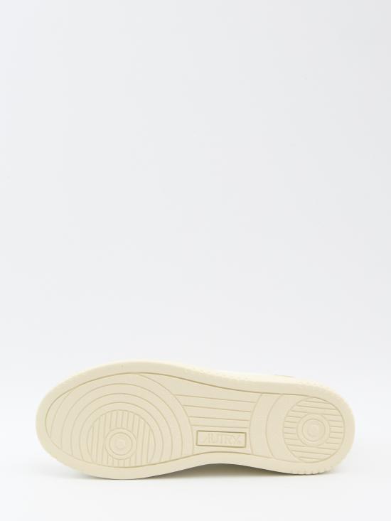 25FW 오트리 메달리스트 로우 스니커즈 AULWTA03 WHITE BEIGE - AUTRY