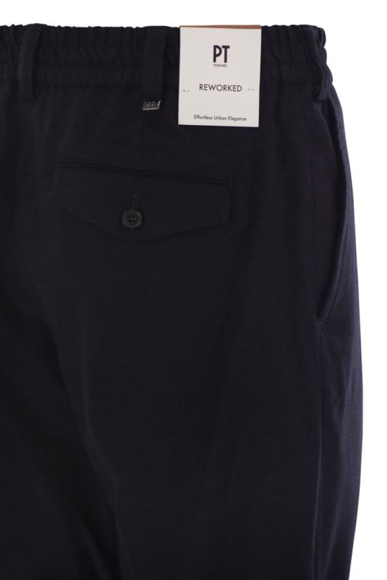 25FW 피티토리노 스트레이트 팬츠 CORFRBB30REW TO03 0360 NAVY - PT TORINO
