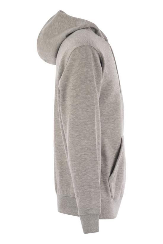 25FW 뉴발란스 후드 티셔츠 MT41511 AG GREY - NEW BALANCE