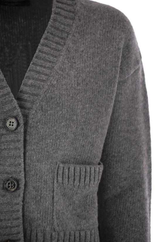 25FW 위켄드막스마라 가디건 2525346062600 009 ANTHRACITE - WEEKEND MAX MARA