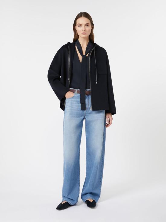 25FW 막스마라 스튜디오 셔츠 2526116051600045 NAVY - MAX MARA STUDIO