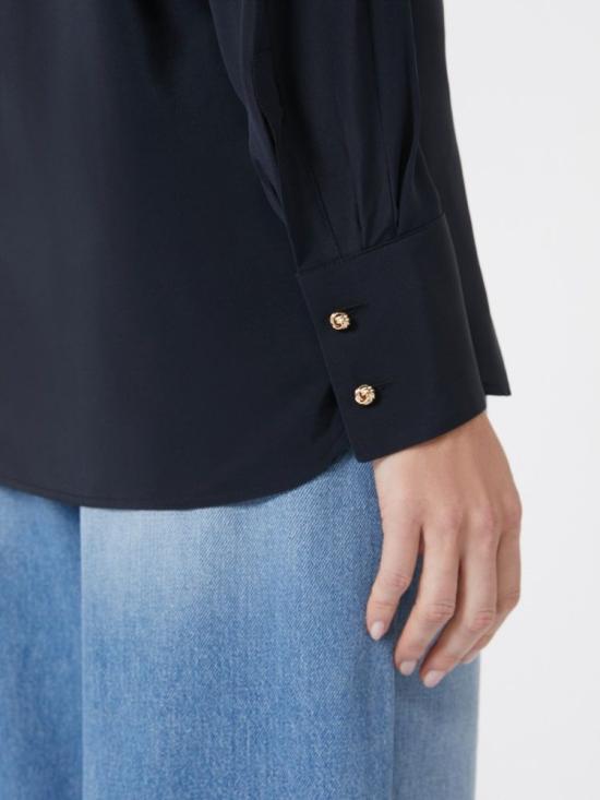 25FW 막스마라 스튜디오 셔츠 2526116051600045 NAVY - MAX MARA STUDIO