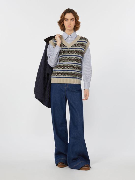 25FW 위켄드막스마라 셔츠 2525116042600018 NAVY - WEEKEND MAX MARA