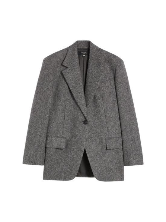 25FW 위켄드막스마라 수트 자켓 2525046042600001 DARK GREY