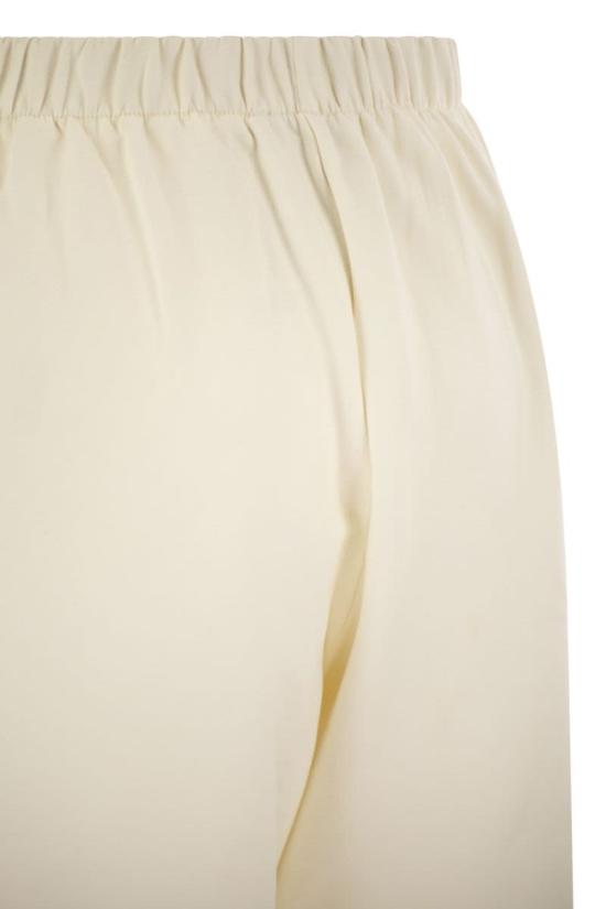 25FW 막스마라 스트레이트 팬츠 2521786038600 001 WHITE - MAX MARA