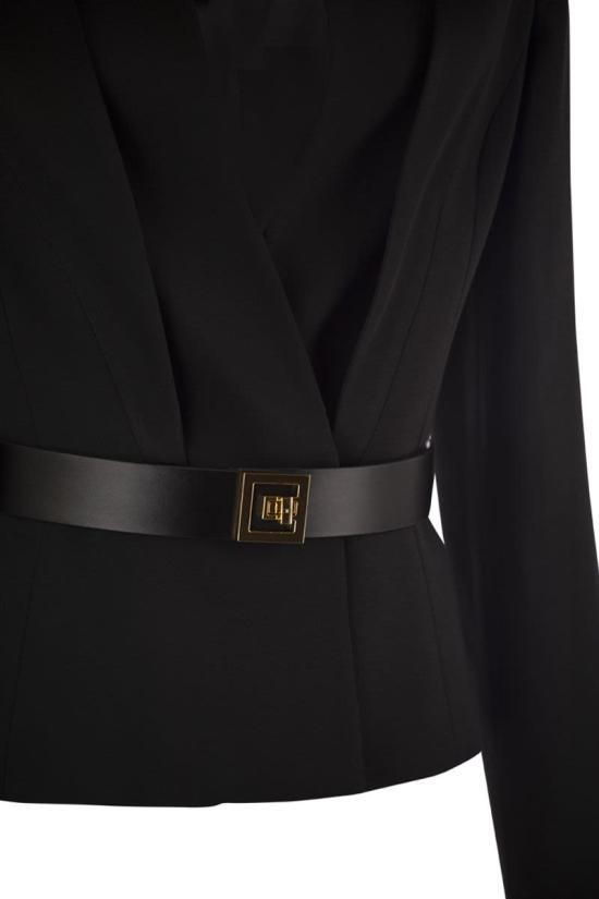 25FW 엘리자베타프랜치 수트 자켓 GI17656E2 110 BLACK - ELISABETTA FRANCHI