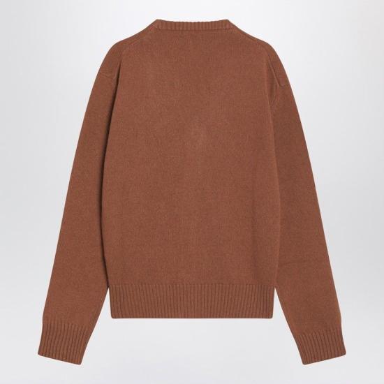 25FW 아미 가디건 HKC363005 216 BROWN - AMI