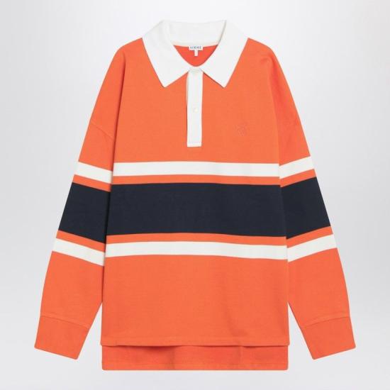 25FW 로에베 후드 티셔츠 H526Y23X76CO 7495 ORANGE