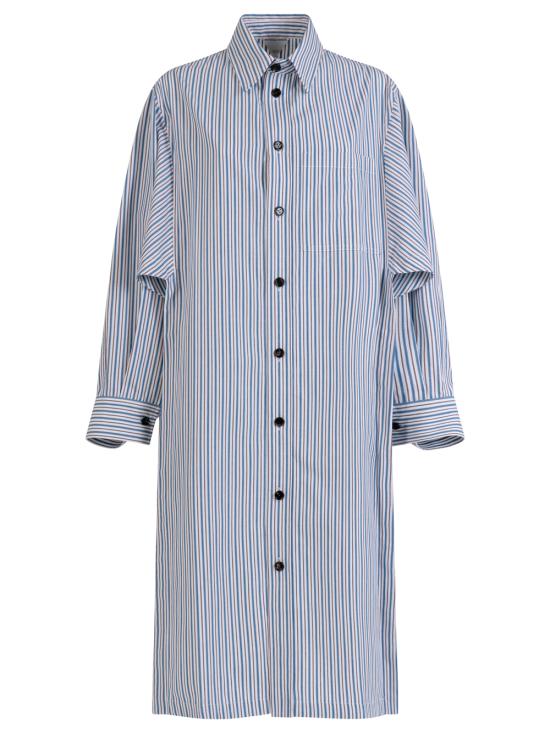 25SS 보테가베네타 미디 원피스 826129V5CM0 1523 WHITE