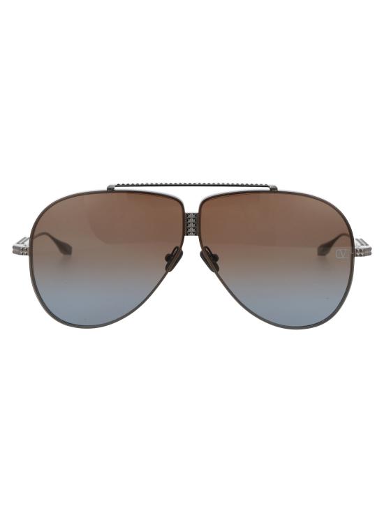 25SS 발렌티노 가라바니 선글라스 VLS100C64 C BLAK RHODIUM W DARK BROWN TO BLUE GRADI