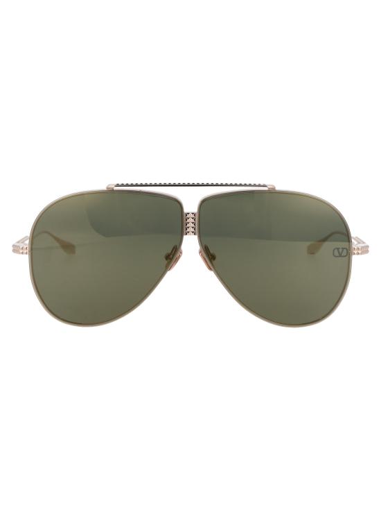 25SS 발렌티노 가라바니 선글라스 VLS100B64 B WHITE GOLD W G 15 GOLD FLASH MIRROR