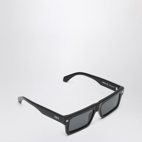 25SS 오프화이트 선글라스 OERI13ZS25PLA0011007 1007 BLACK DARK GREY - OFF WHITE