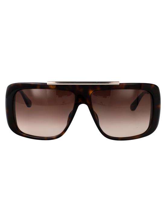 25SS 알렉산더 맥퀸 선글라스 AM0492S 003 HAVANA SILVER BROWN