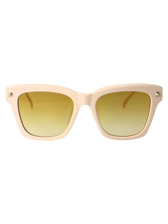 25SS 알렉산더 맥퀸 선글라스 AM0483S 004 IVORY GOLD YELLOW