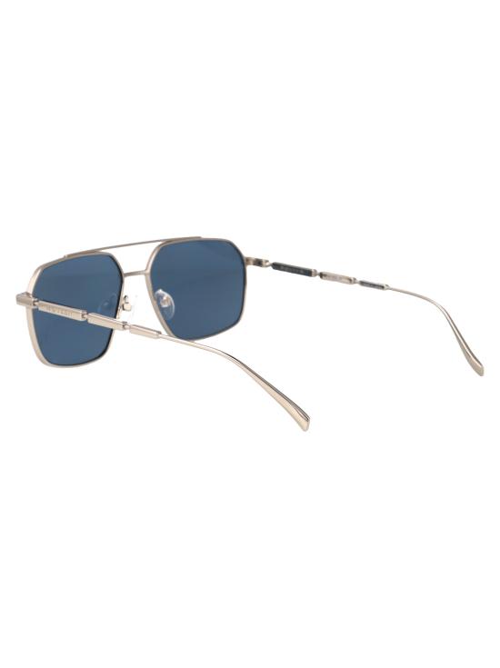  알렉산더 맥퀸 선글라스 AM0477S 004 SILVER BLUE - ALEXANDER MCQUEEN