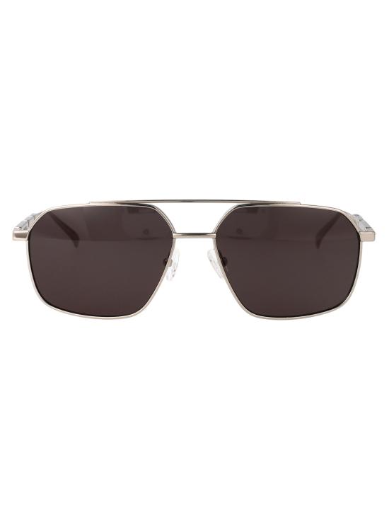 25SS 알렉산더 맥퀸 선글라스 AM0477S 001 SILVER SILVER GREY