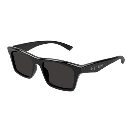 25SS 알렉산더 맥퀸 선글라스 AM0472S 001 BLACK BLACK GREY