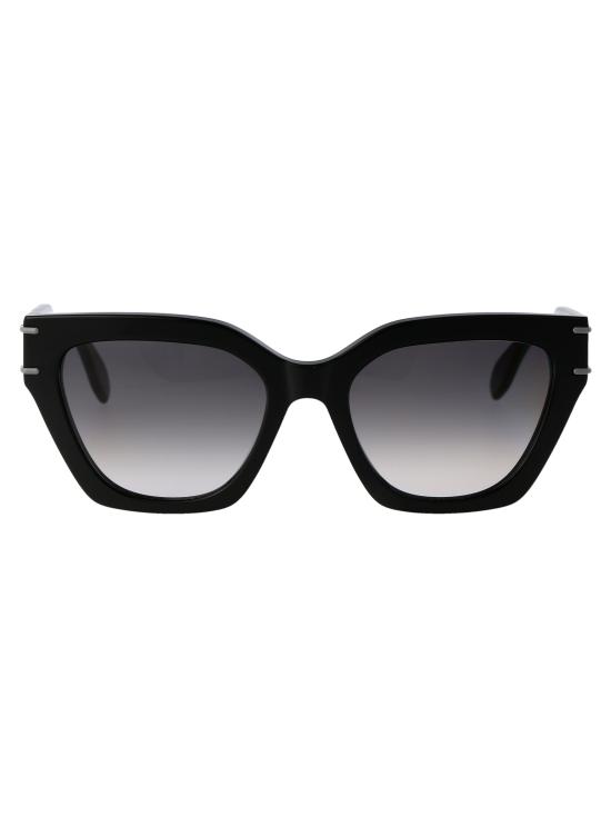 25SS 알렉산더 맥퀸 선글라스 AM0398S 001 BLACK BLACK GREY