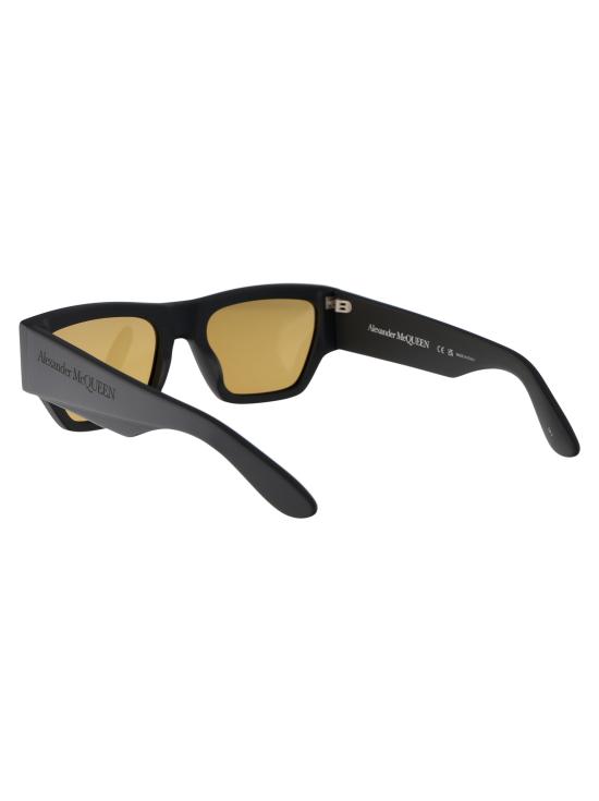 25SS 알렉산더 맥퀸 선글라스 AM0393S 003 GREY GREY YELLOW - ALEXANDER MCQUEEN