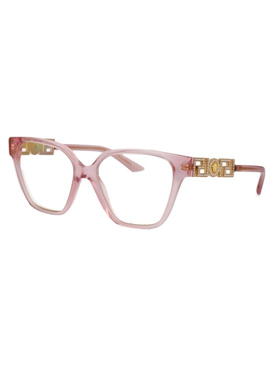 25SS 베르사체 안경 0VE3358B 5472 TRANSPARENT PINK - VERSACE