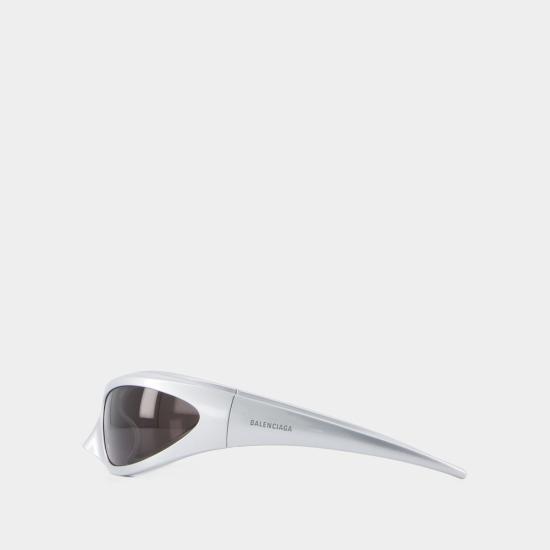 25SS 발렌시아가 선글라스 BB0251S 005 SILVER SILVER GREY - BALENCIAGA