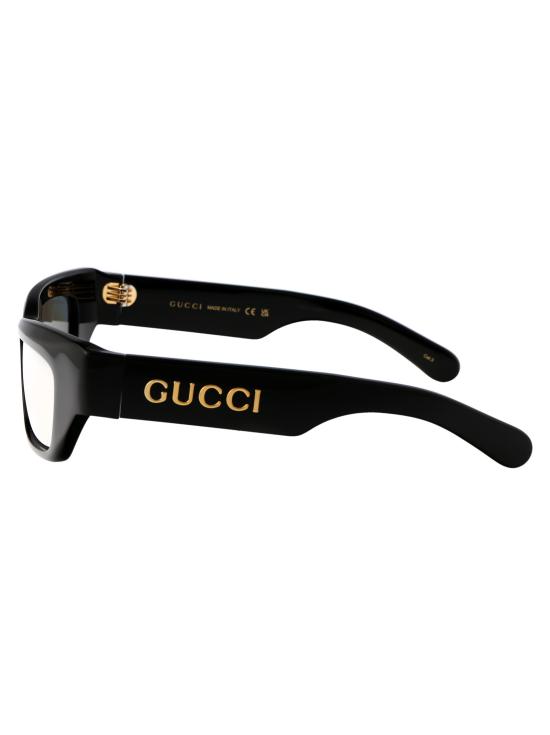 25SS 구찌 선글라스 GG1296S 002 BLACK BLACK SILVER - GUCCI