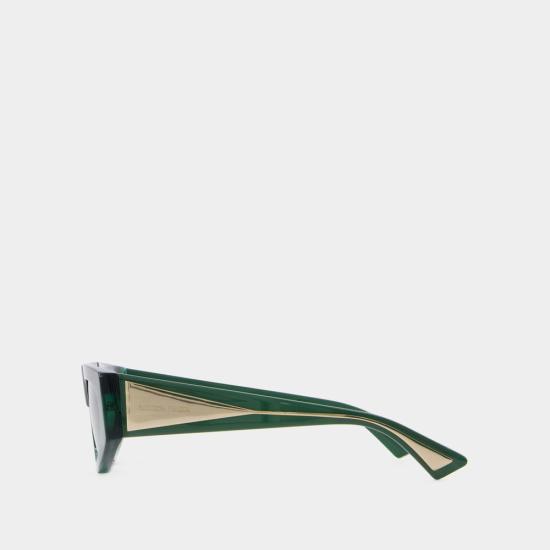 25SS 보테가베네타 선글라스 BV1277S 003 GREEN CRYSTAL GREEN - BOTTEGA VENETA