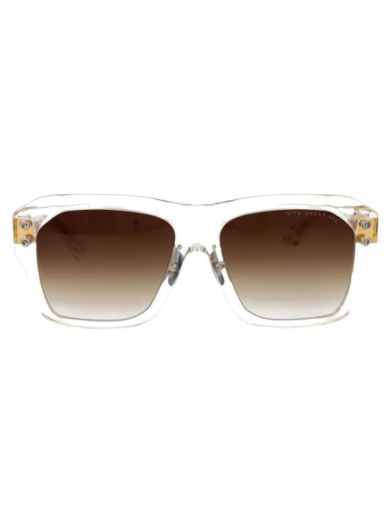 25SS 디타 선글라스 DTS417A02 02 CRYSTAL CLEAR YELLOW GOLD GRADIENT