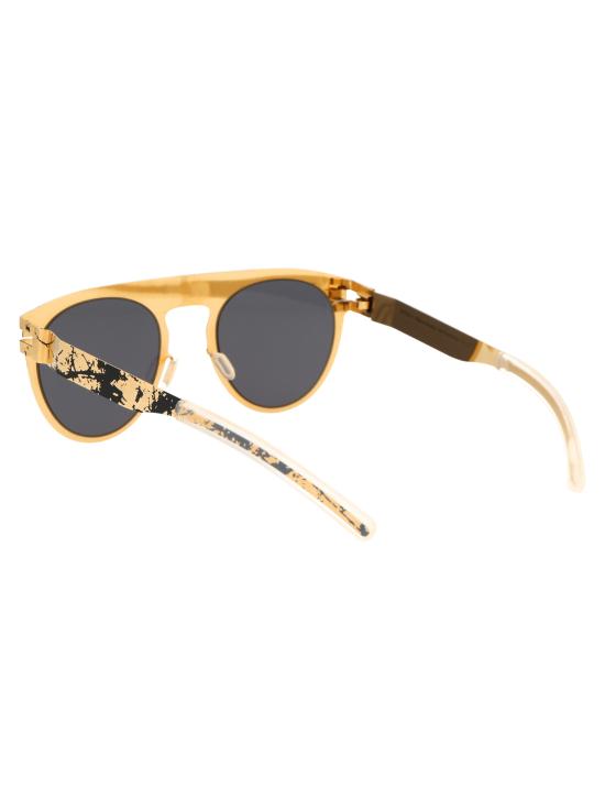 25SS 마이키타 선글라스 MMTRANSFER004 267 GOLD BLACK STONE DARKGREY SOLID - MYKITA