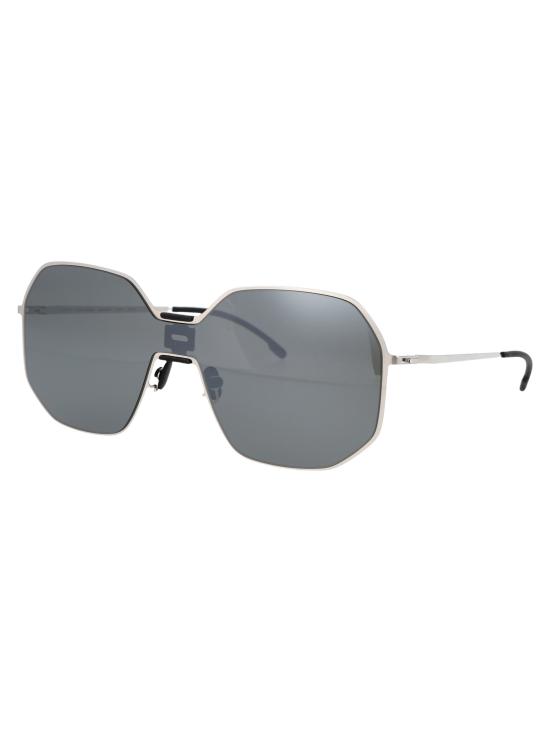 25SS 마이키타 선글라스 MMECHO003 351 MH22 PITCH BLACK SHINY SILVER SILVER FLA - MYKITA