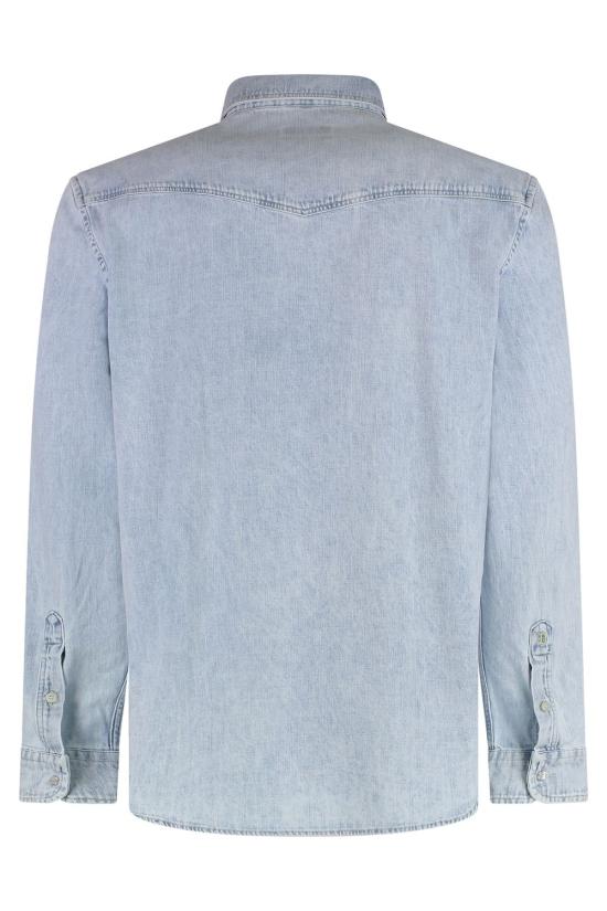  돈답 긴팔 셔츠 UC347RDF0272U 800 Denim - DONDUP