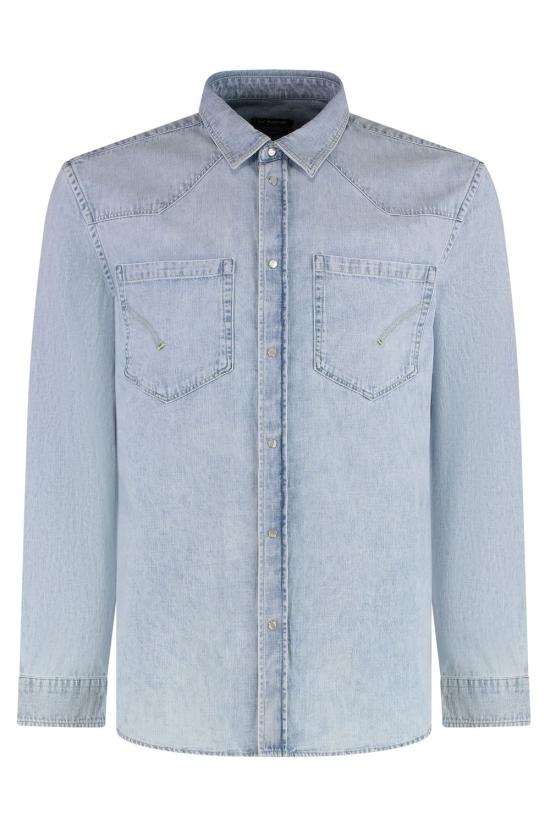  돈답 긴팔 셔츠 UC347RDF0272U 800 Denim