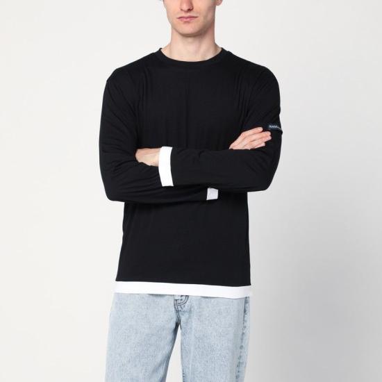 25SS 나마체코 긴팔 티셔츠 NS25 3200N1291 9999 BLACK