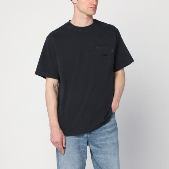 25SS 어웨이크 NY 반팔 티셔츠 AWK SP25 TP011CO BL BLACK