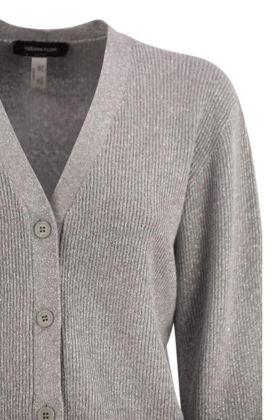25SS 파비아나 필리피 가디건 MAD275F496 8132 GREY - FABIANA FILIPPI