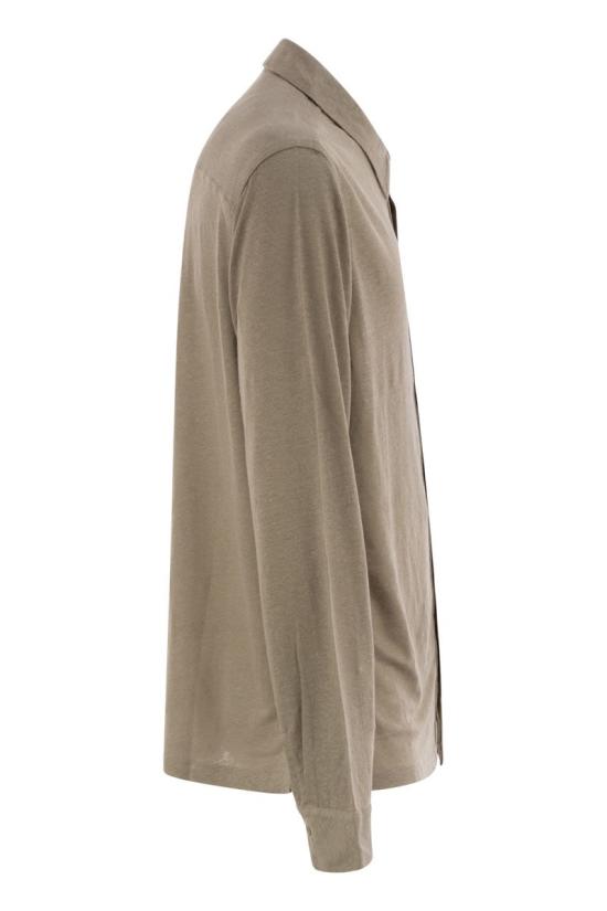 25SS 마제스틱필라쳐 긴팔 셔츠 S25M011 677 SAND - MAJESTIC FILATURES