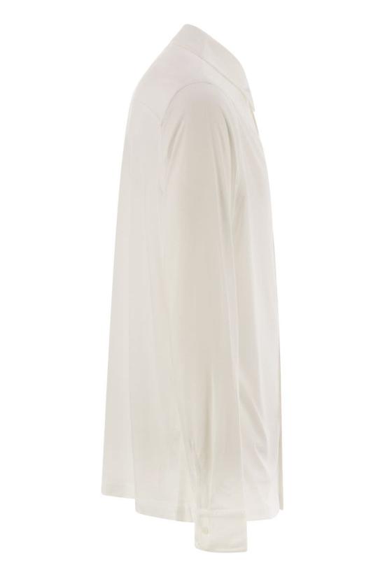 25SS 마제스틱필라쳐 긴팔 셔츠 S25M296 001 WHITE - MAJESTIC FILATURES