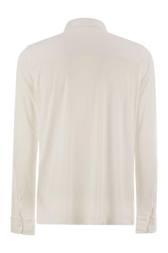 25SS 마제스틱필라쳐 긴팔 셔츠 S25M296 001 WHITE - MAJESTIC FILATURES