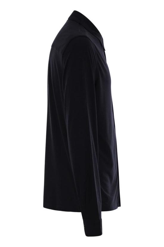 25SS 마제스틱필라쳐 긴팔 셔츠 S25M296 003 BLUE - MAJESTIC FILATURES