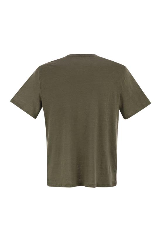 25SS 마제스틱필라쳐 반팔 티셔츠 S25M011 643 MILITARY GREEN - MAJESTIC FILATURES