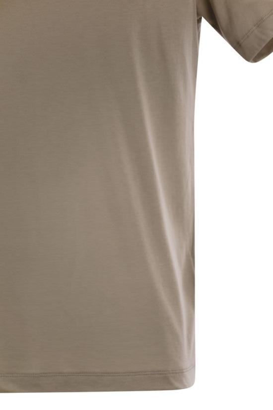 25SS 마제스틱필라쳐 반팔 티셔츠 S25M296 136 HAZELNUT - MAJESTIC FILATURES