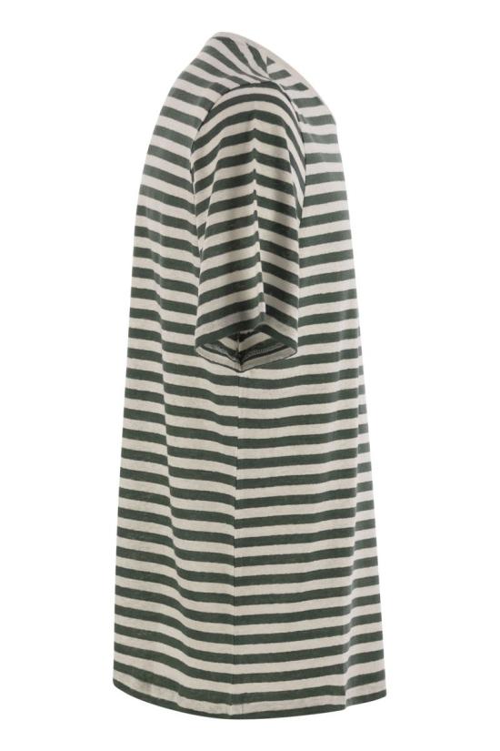 25SS 마제스틱필라쳐 반팔 티셔츠 S25M448 146 WHITE GREEN - MAJESTIC FILATURES