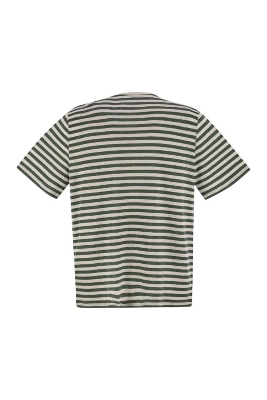 25SS 마제스틱필라쳐 반팔 티셔츠 S25M448 146 WHITE GREEN - MAJESTIC FILATURES